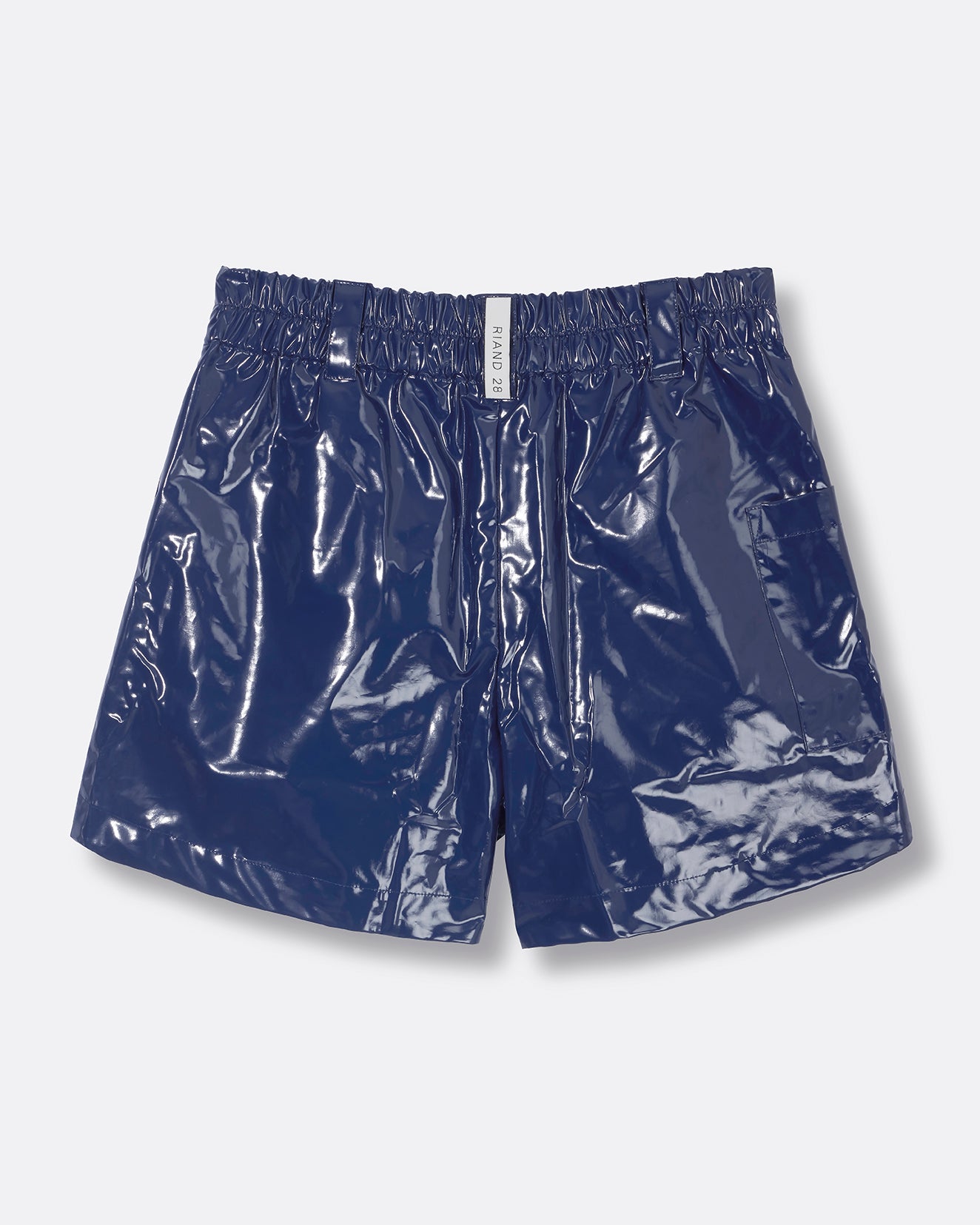 Freddie Vinyl Shorts - midnight blue