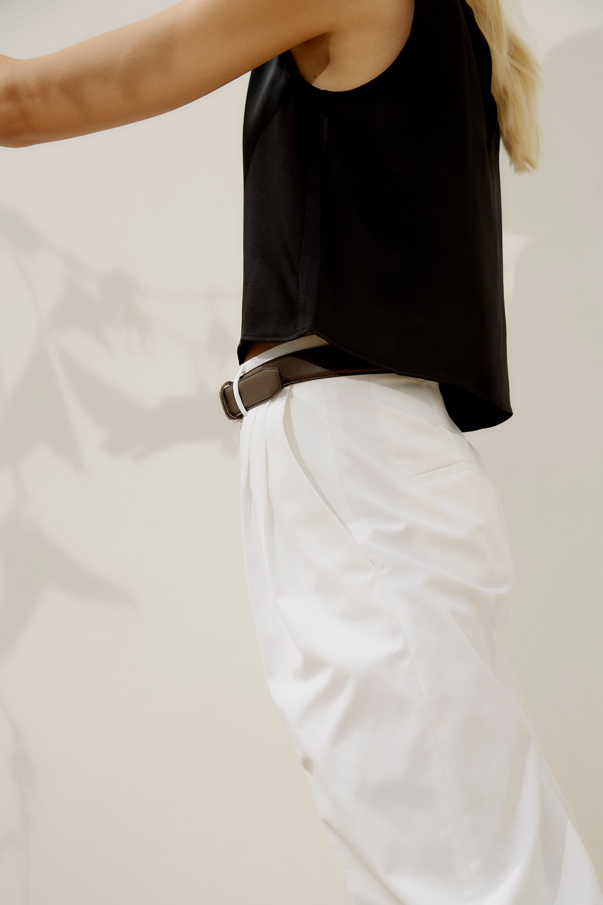 Carolina trousers - white organic cotton