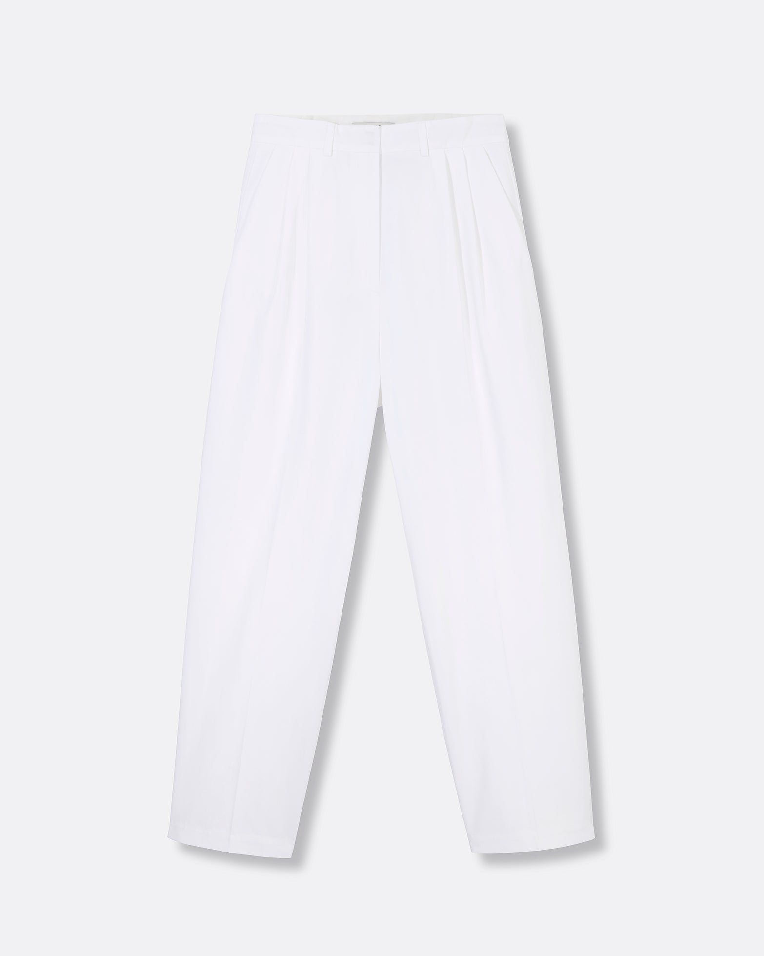 Carolina trousers - white organic cotton - riand28
