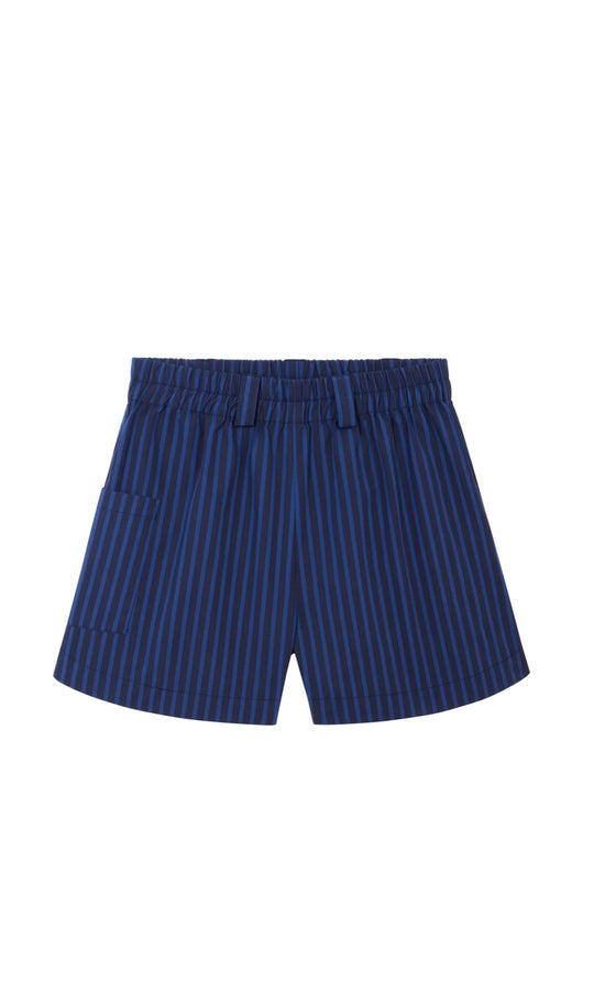 Stripe Freddie shorts - Navy/Blue