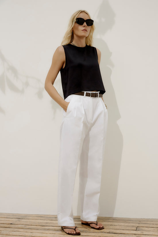Carolina trousers - white organic cotton
